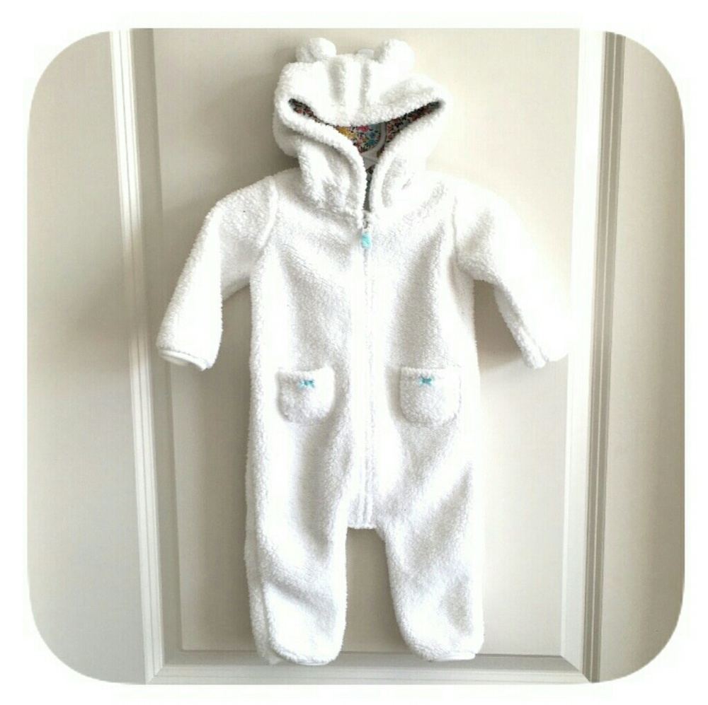 ❤NWOT Carters girls warm fuzzy hooded outfit